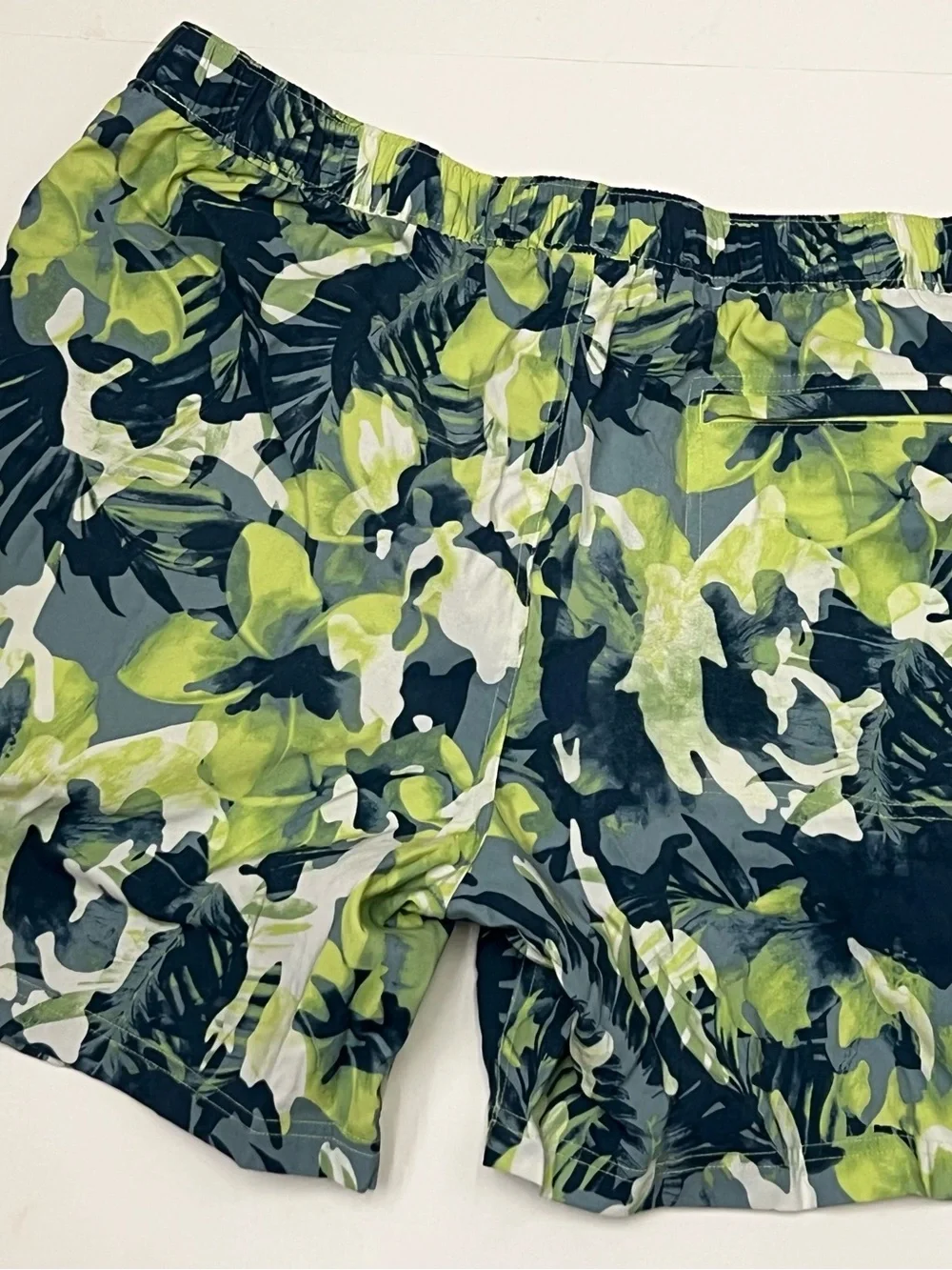 The North Face Tropical Camo Swim Shorts Navy & Sharp Green